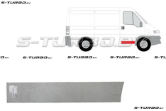 Дверь передняя (правая) наружная часть, 12 см высота, заводской штамп