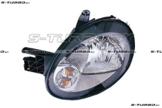 Передняя фара (левая) 2003-2004, черный обод