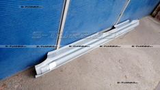 Порог (левый) полный профиль, заводской штамп