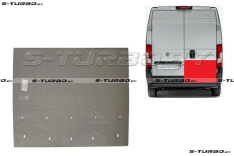 Дверь задняя (правая) распашная, наружная часть, 52 см высота, заводской штамп