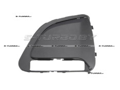 Решетка в бампер (левая) c отв. под фару дневного света, с отв. под накладку