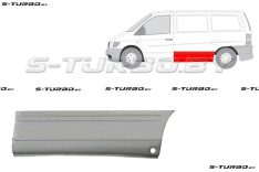 Панель боковая (левая) за водительской дверью (версия без боковой сдвижной двери) 35 см, заводской штамп