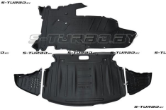 Защита двигателя центральная + 2 боковые + коробка передач (пластик) бензин / дизель