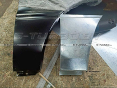 Крыло переднее (правое) нижняя часть, оцинкованная сталь, ремкомплект