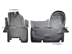 Коврики модельные полиуретановые в салон (высокий борт), передние
