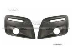 Решетки в бампер (левая+правая) с отв. под противотуманку, без отв. под парктроник