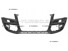 Бампер передний, с отв. под омыватели, с отв. под парктроники, для версии S-LINE