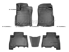Коврики модельные полиуретановые в салон (высокий борт), 5 мест