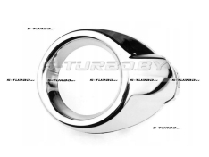 Рамка противотуманной фары (левая) хром