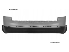 Бампер задний (грунтованный) верхняя + нижняя часть, для версии TDI