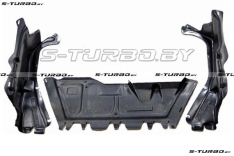 Защита двигателя центральная + 2 боковые (пластик) бензин