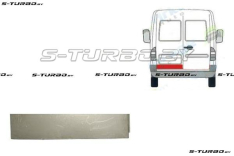 Дверь задняя (левая) распашная, наружная часть, 20 см, заводской штамп