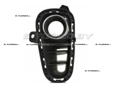 Решетка в бампер (левая) с отв. под противотуманку, с хромом