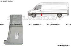 Центральная стойка (левая) нижняя часть, заводской штамп