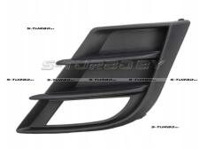 Решетка в бампер (левая) с отв. под противотуманку, закрытая, 2009-2011