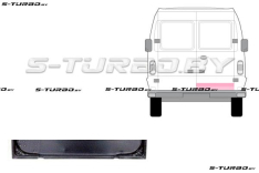 Дверь задняя (правая) распашная, внутренняя часть, 11 см, заводской штамп