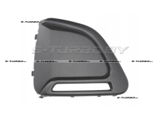 Решетка в бампер (правая) c отв. под фару дневного света, без отв. под накладку