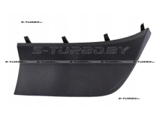 Спойлер переднего бампера (левый) черный