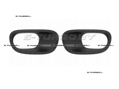 Решетки в бампер, (левая+правая) с отв. под противотуманку