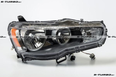 Передняя фара (правая) 2009- , темный корпус, ручная, USA-type