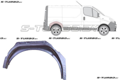 Арка задняя (правая) внутренняя часть, заводской штамп