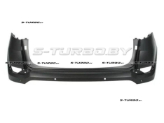 Бампер задний (черный) с отв. под парктроники, верхняя часть, EURO-TYPE