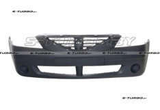 Бампер передний (черный) без отв. под противотуманки