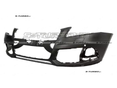 Бампер передний (грунтованный) с отв. под омыватели, с отв. под парктроники, euro-type