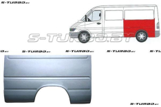 Крыло заднее (левое) средняя база, до стекла, заводской штамп