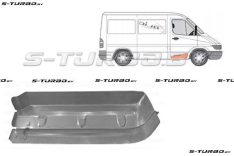 Ступень передней двери (правой) низкая, с усилителем, заводской штамп