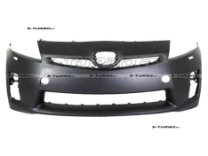 Бампер передний (черный) c отв. под омыватели, без отв. под парктроники