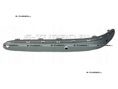 Накладка переднего бампера (левая) грунтованная, с отв. под парктроники