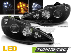 Передние фары ANGEL EYES BLACK LED