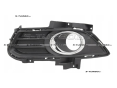 Решетка в бампер (левая) с отв. под противотуманку, матовая