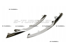 Накладки решетки бампера (левая+правая) хром