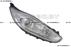 Передняя фара (правая) хром, с линзой, EURO-type