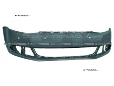 Бампер передний (грунтованный) без отв. под омыватели, с отв. под парктроники