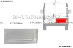 Дверь задняя (правая) распашная, наружная часть, 45 см, заводской штамп