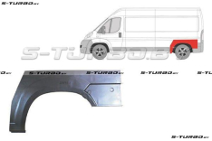 Арка задняя (левая) заводской штамп