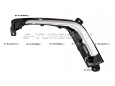 Заглушка противотуманной фары (правая) с серебряной накладкой