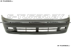 Бампер передний (черный) с отв. под противотуманки