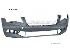 Бампер передний (черный) с отв. под омыватели, без отв. под парктроники