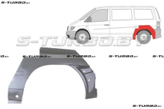 Арка задняя (левая) заводской штамп