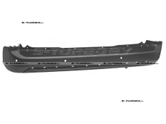 Бампер задний (черный) с отв. под парктроники, с отв. под накладку, для версии MULTISPACE