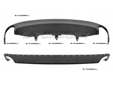 Спойлер заднего бампера, с отв. на две выхлопные трубы