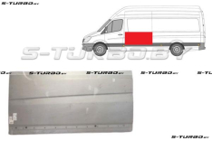 Панель боковая (левая) за водительской дверью (выше молдинга, до стекла) средняя / длинная / maxi длинная база, 80 см, заводской штамп