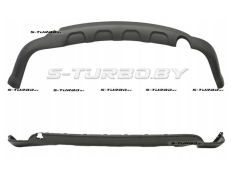 Бампер задний (черный) нижняя часть