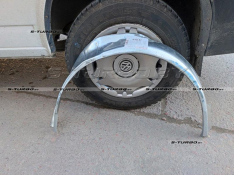 Арка задняя (правая) внутренняя часть, заводской штамп