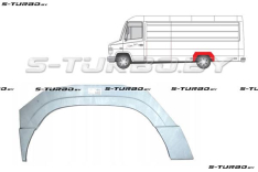 Арка задняя (левая) заводской штамп