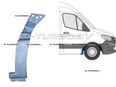 Арка передняя, задняя часть, под дверь (правая) заводской штамп